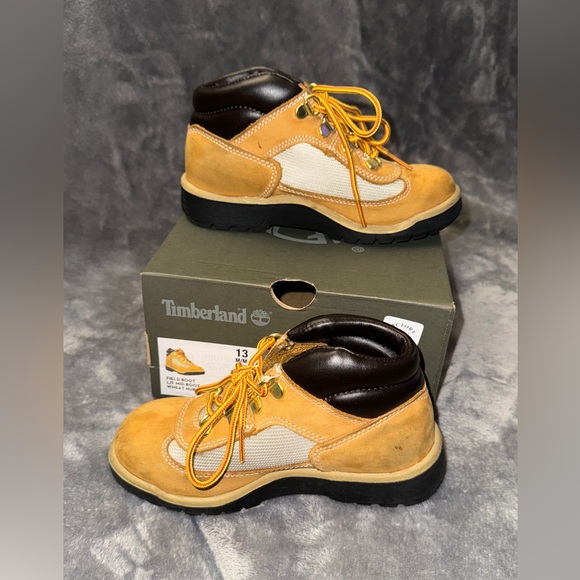 Timberland Field Boot Wheat Nubuck Boys’ Preschool size 13 - Picture 5 of 5